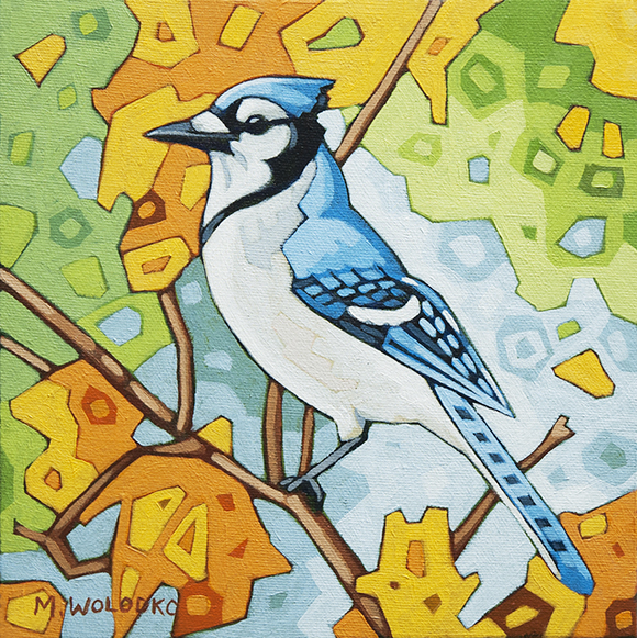 Blue Jay 8"x8" (sold)