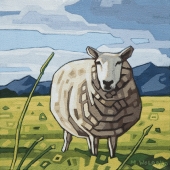 Eunice Sheep 8"x8"