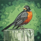 Robin-on-a-Fence-post_8x8_lo-res